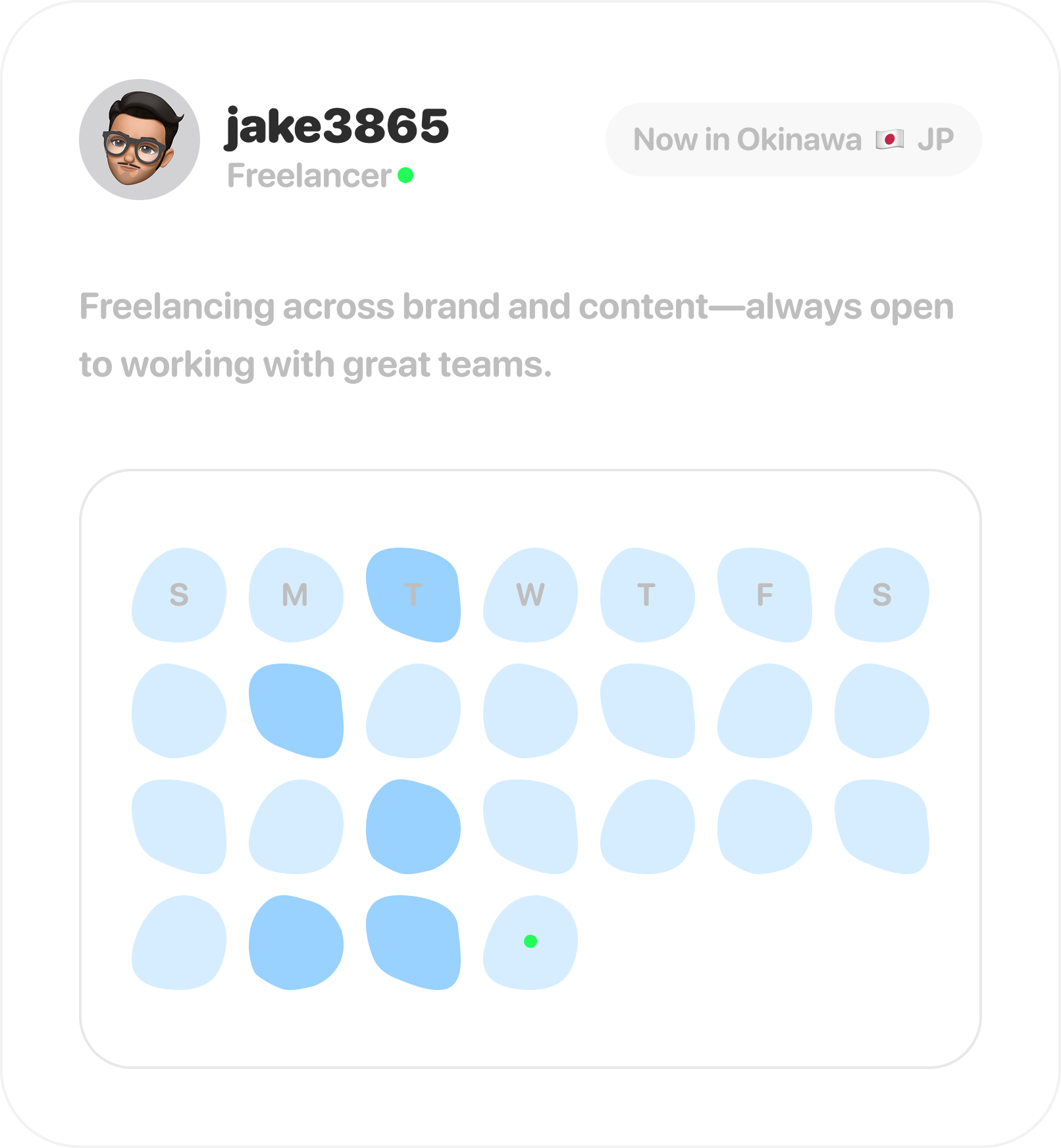 Work Timer Colleague Profile - Share and view work styles